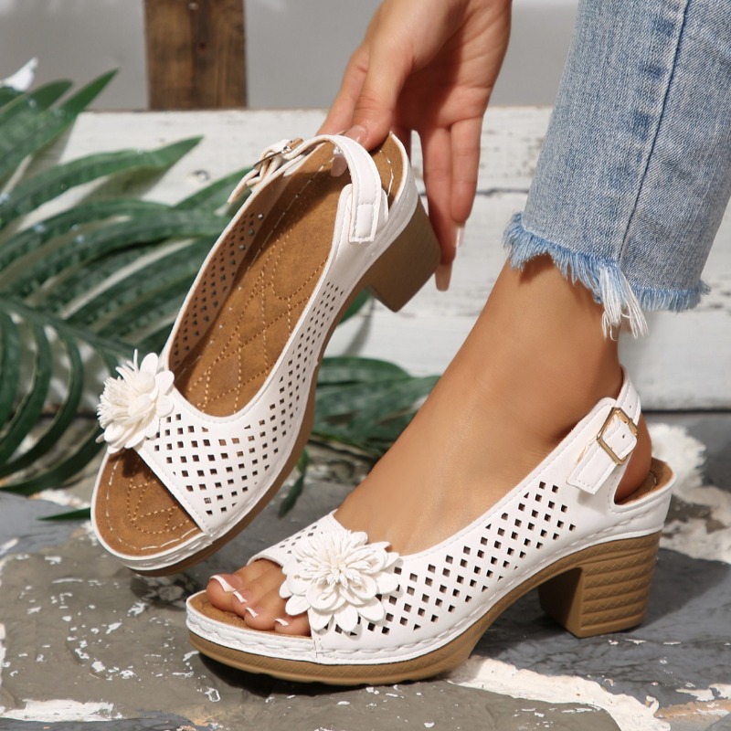 Women Fashion Trend 2026 - Damen Chunky-Heel Sandalen Sommer 2026 –