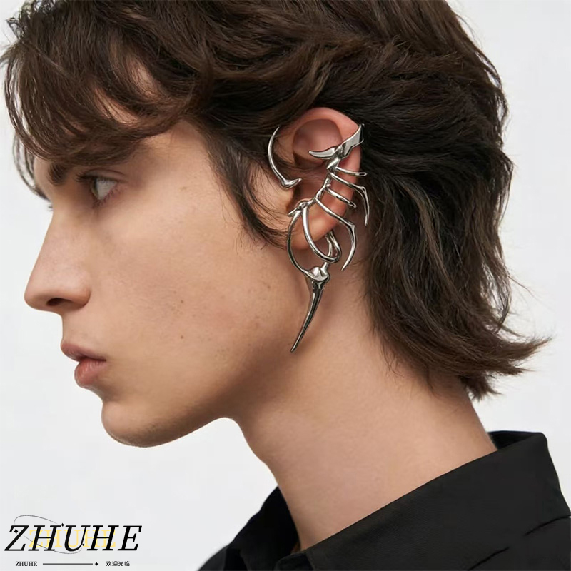 Women'S Fashion Edgy - Edgy Skeleton-Style Ohrmanschette für Männer und