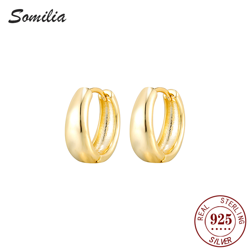 Women'S Fashion Petite - SOMILIA Neue 925 Sterling Silber Runde