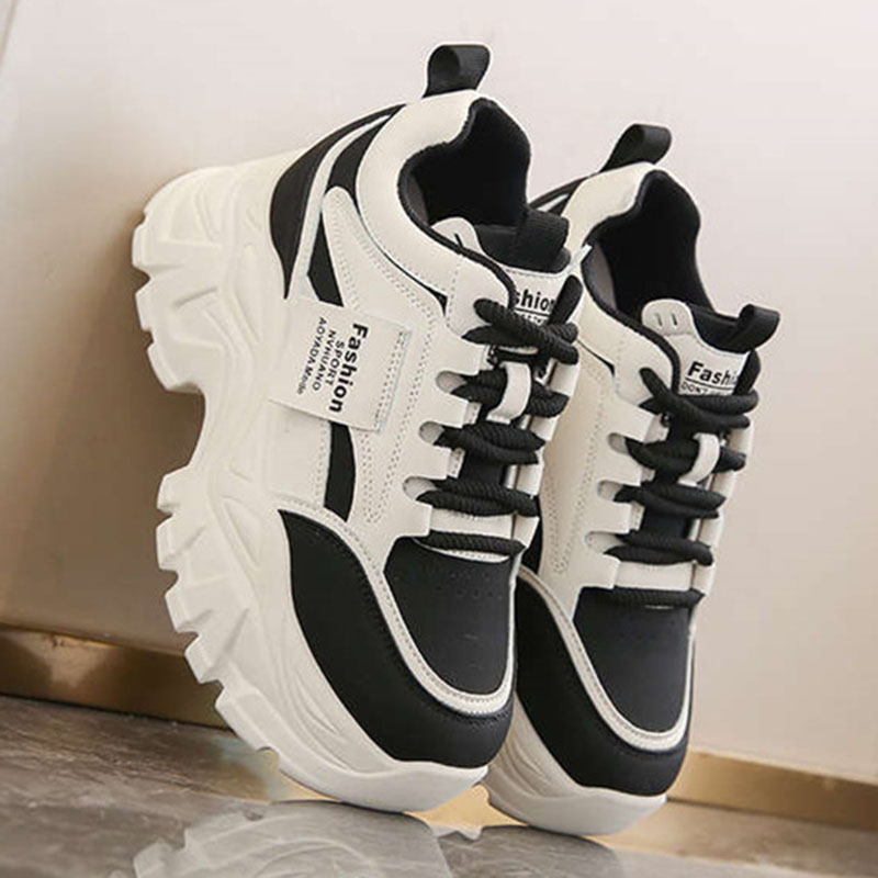 Women'S Fashion Spring 2025 - Neue Modische Plateau-Sneaker mit 8cm Interner