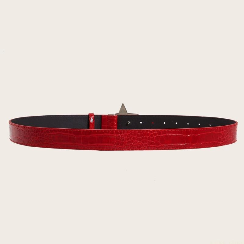 Women'S Fashion Edgy - 31BF Trendiger, mit Sternverschluss verzierter Taillengürtel