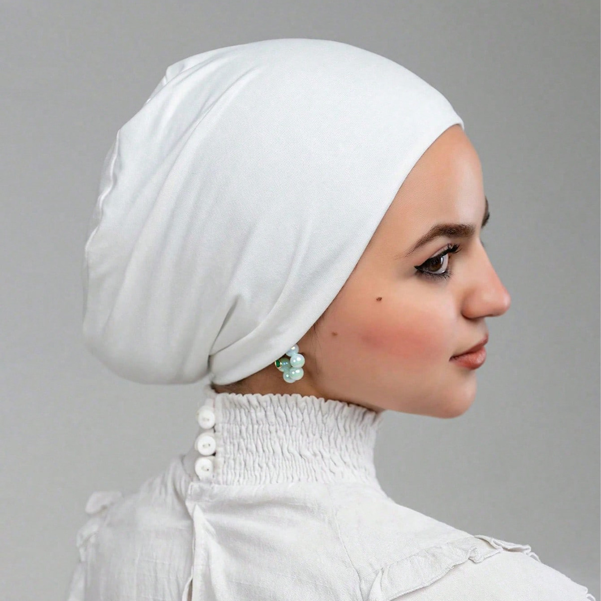 Women'S Fashion Visor - Heißer Soild Baumwolle Modal Jersey Hijabs
