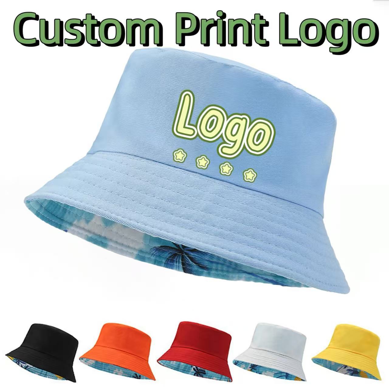 Women'S Fashion Visor - Personalisierte bedruckte Logo-Sonnenschutz- und Sonnenschirm-Doppelseitige Fischerhüte