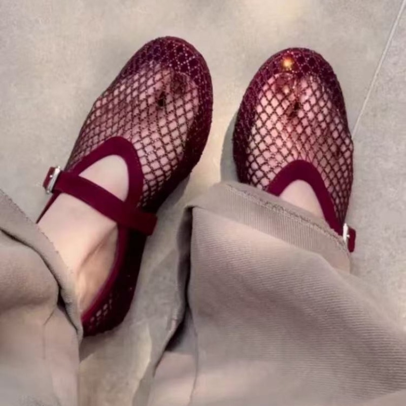 Women Fashion Trend 2026 - Hohle Strass-Baotou-Sandalen für Damen 2026 –