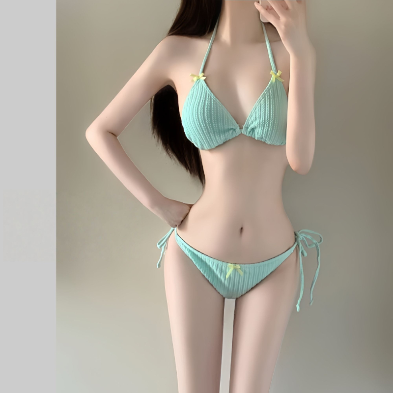 Women'S Fashion - 2026 Sommer Damen Langarm-Bikini-Set – Koreanische