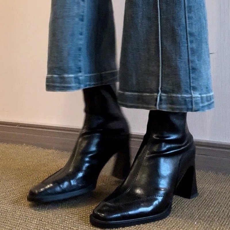 Women'S Fashion Trends 2025 - High Heels Damen Stiefeletten Mode klobige