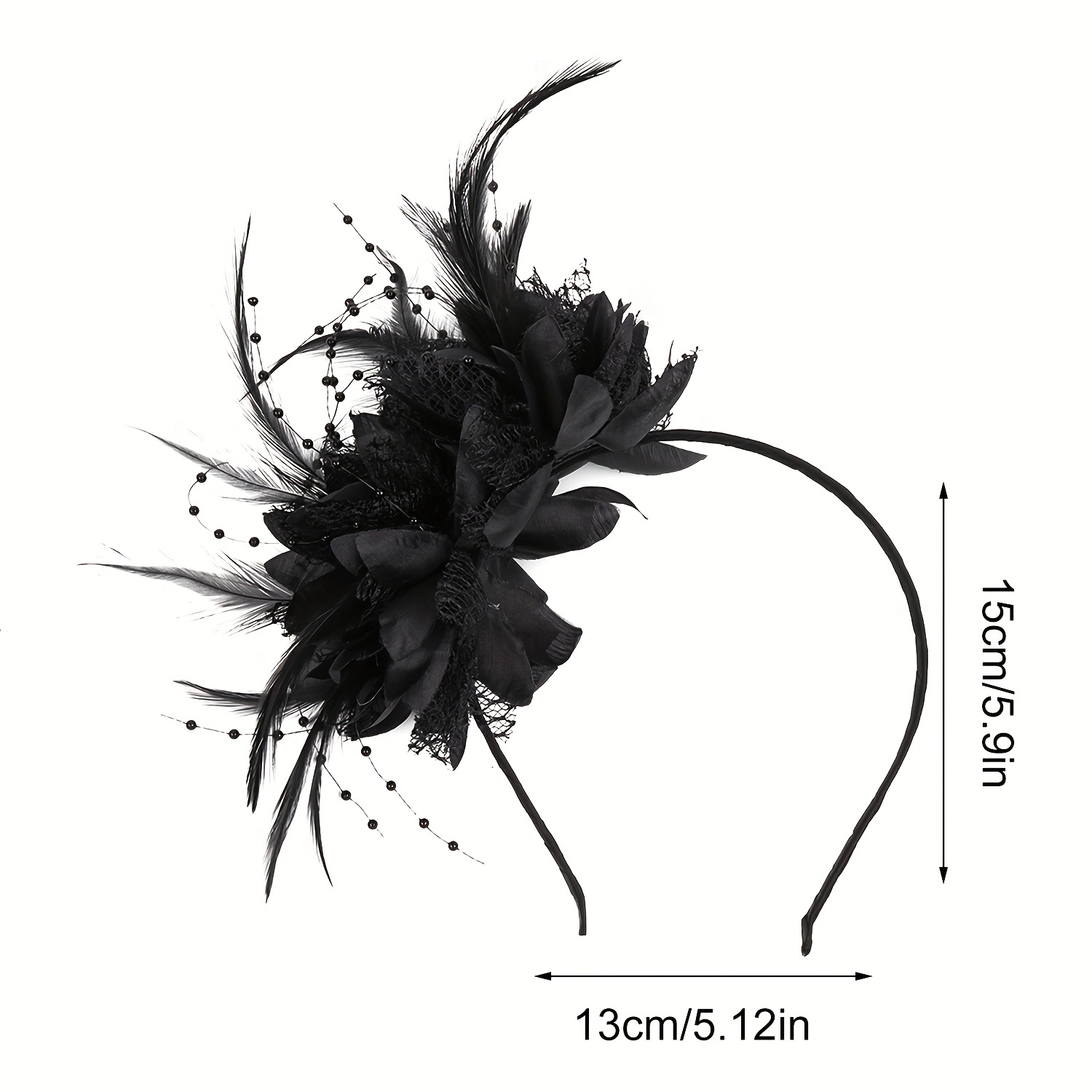 Women'S Fashion Kentucky Derby - 1pc Fascinator Hüte Für Frauen Feder