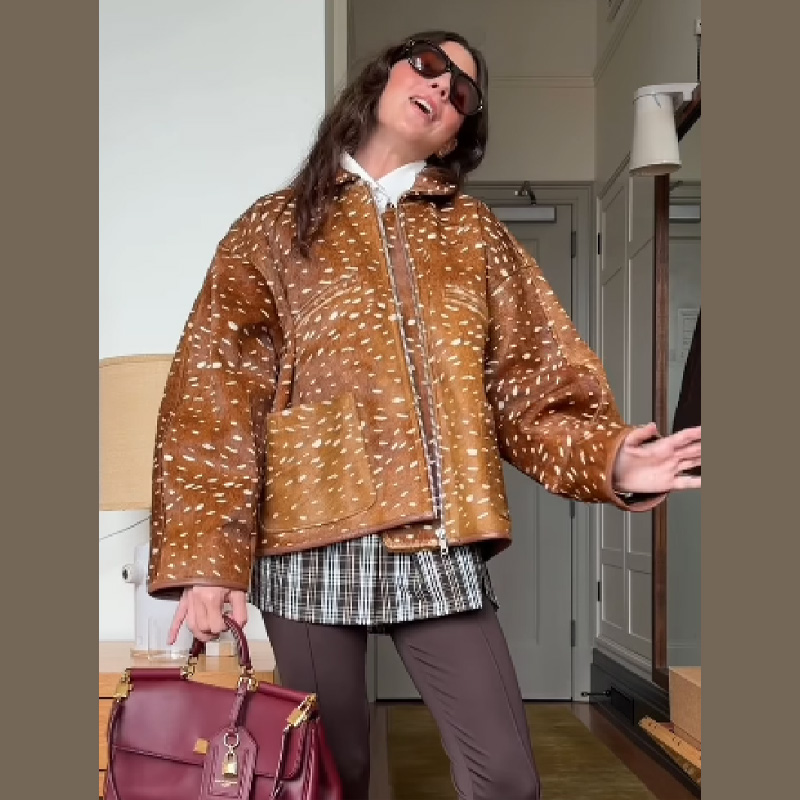 Retro trendige kurze Jacke Rev – Women'S Fashion Edgy Bewertung und Preis