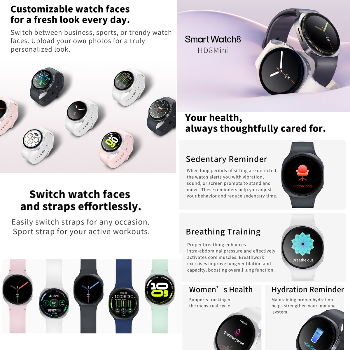 2026 Neue Smartwatches 8 Mini  – Turkey Women Fashion Bewertung und Preis