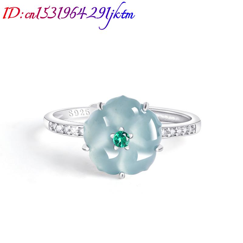 Blaue Burmesische Jadeit-Blume – Women'S Fashion Bewertung und Preis