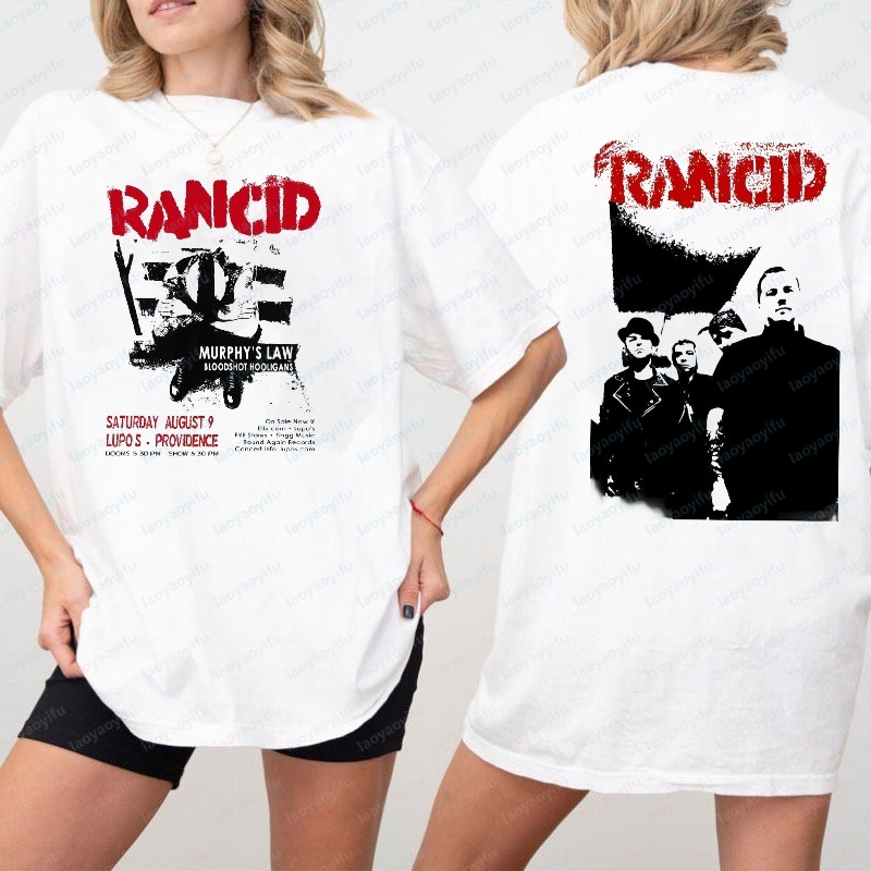 Rancid T-Shirt mit doppelseiti – Women'S Fashion Edgy Bewertung und Preis