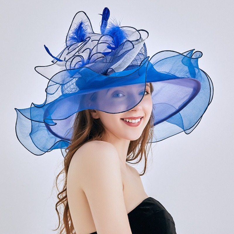 Modische Blumen-Fascinator-Hüt – Women'S Fashion Kentucky Derby Bewertung und Preis