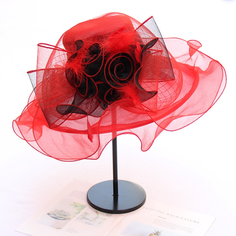Modische Blumen-Fascinator-Hüt – Women'S Fashion Kentucky Derby Bewertung und Preis