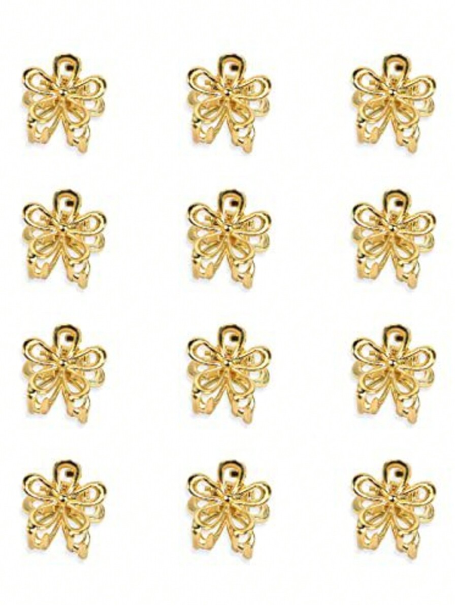 12 Stück/4 Stück Metall-Blumen – Women'S Fashion Petite Bewertung und Preis