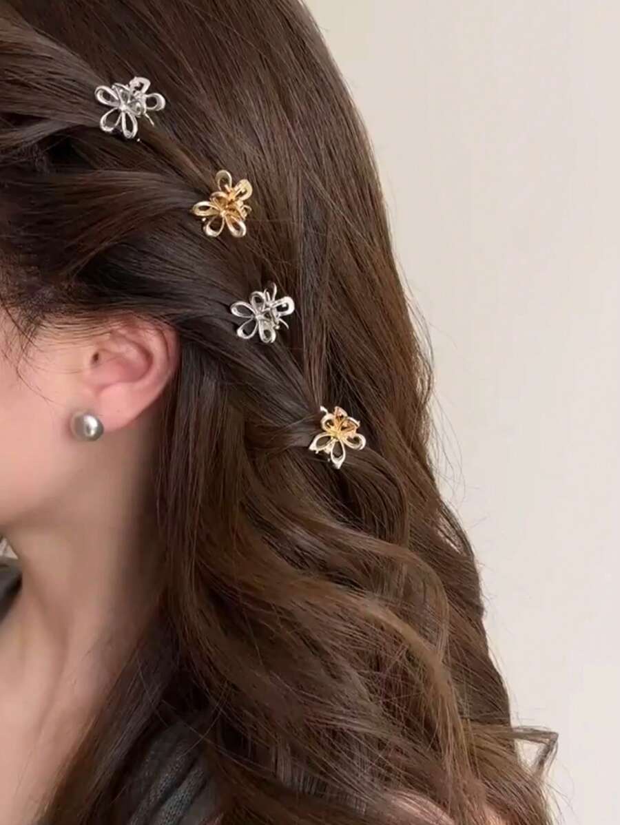 12 Stück/4 Stück Metall-Blumen – Women'S Fashion Petite Bewertung und Preis