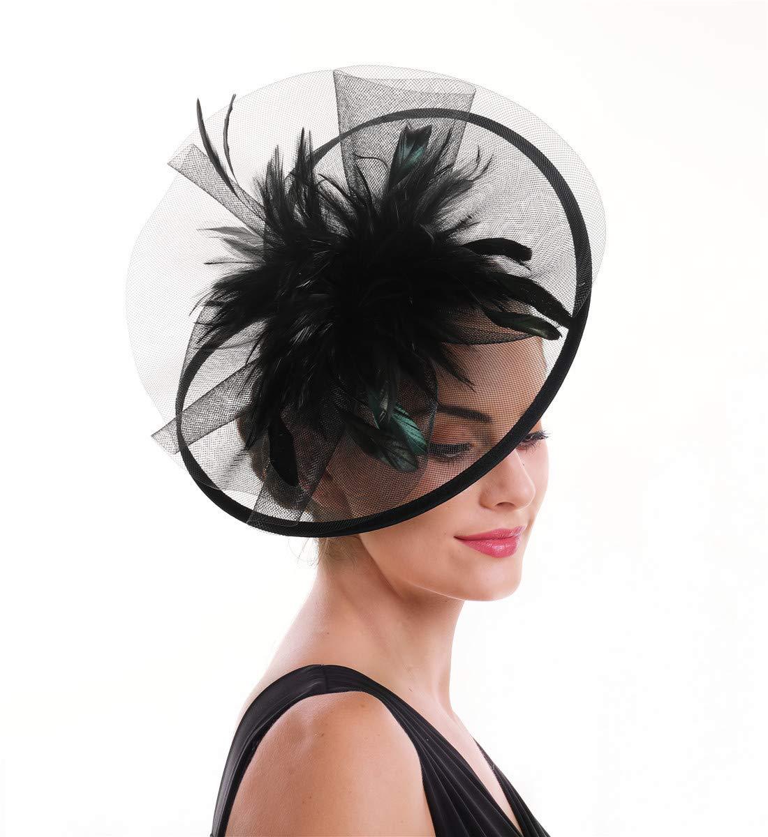 Frauen Feder Fascinator Hut Me – Women'S Fashion Kentucky Derby Bewertung und Preis
