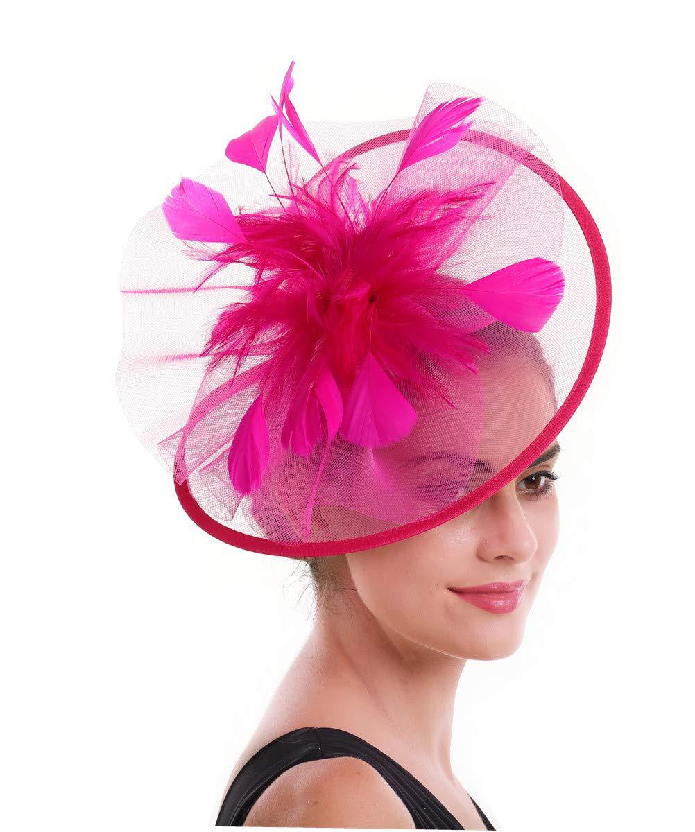 Frauen Feder Fascinator Hut Me – Women'S Fashion Kentucky Derby Bewertung und Preis