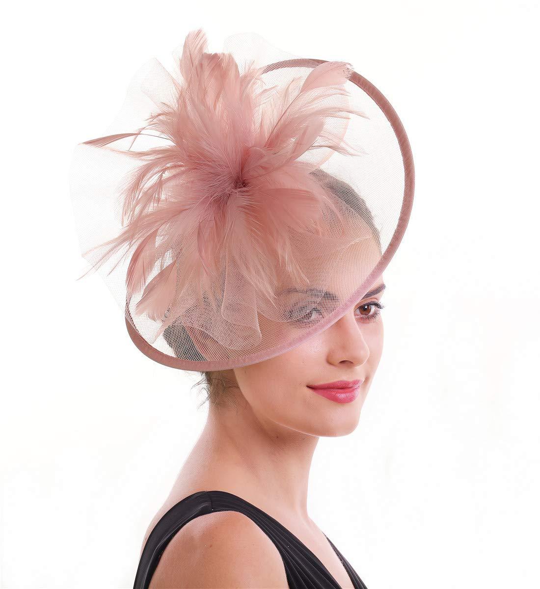 Frauen Feder Fascinator Hut Me – Women'S Fashion Kentucky Derby Bewertung und Preis