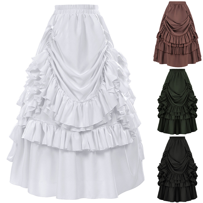 Retro-Gothic-Stil Kurzer Rock  – Women'S Fashion Renaissance Period Bewertung und Preis