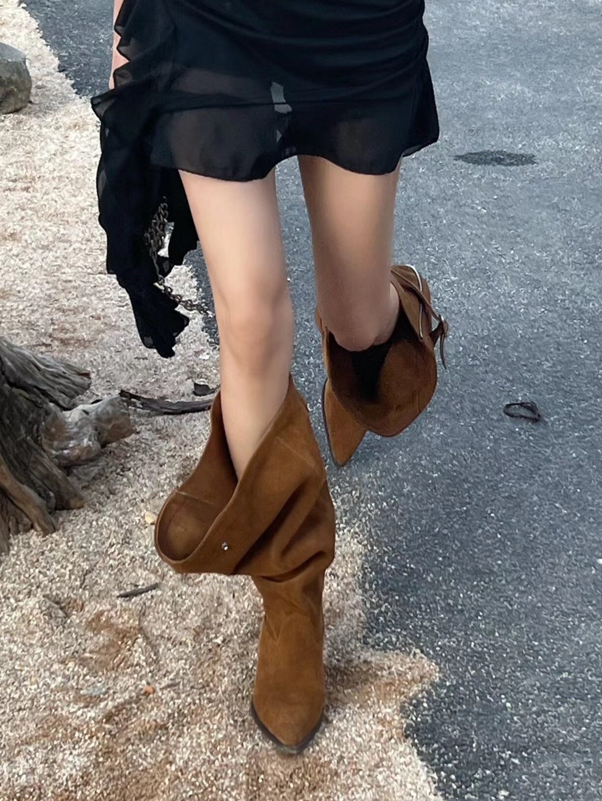 Damen Western-Stiefel im Slouc – Women'S Fashion Edgy Bewertung und Preis