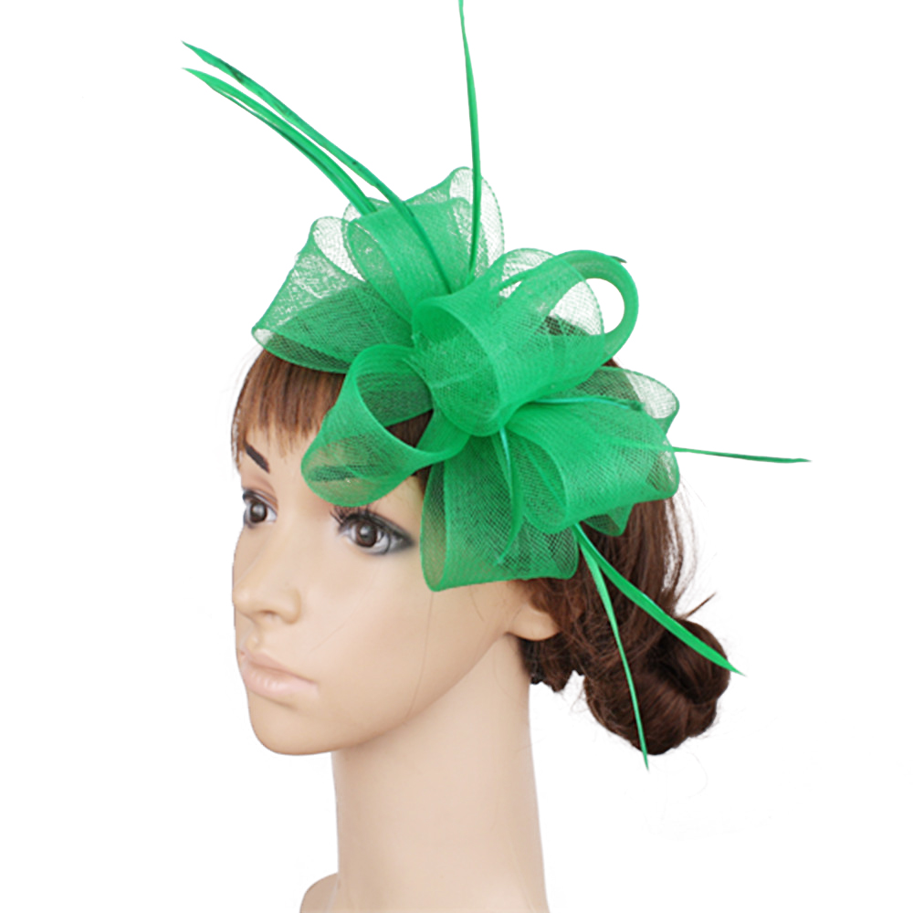 Feder- und Band-Fascinator-Hüt – Women'S Fashion Kentucky Derby Bewertung und Preis
